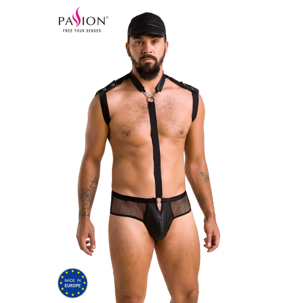 Pm 038 john set black - Passion MEN