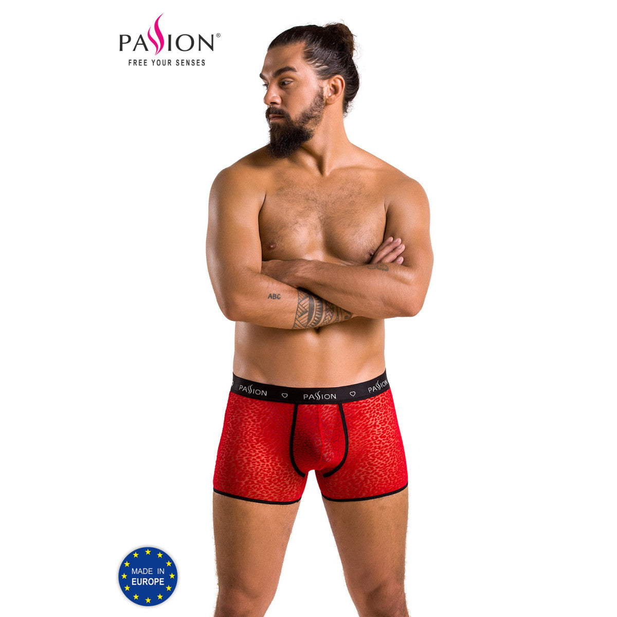 Pm 046 parker short red - Passion MEN