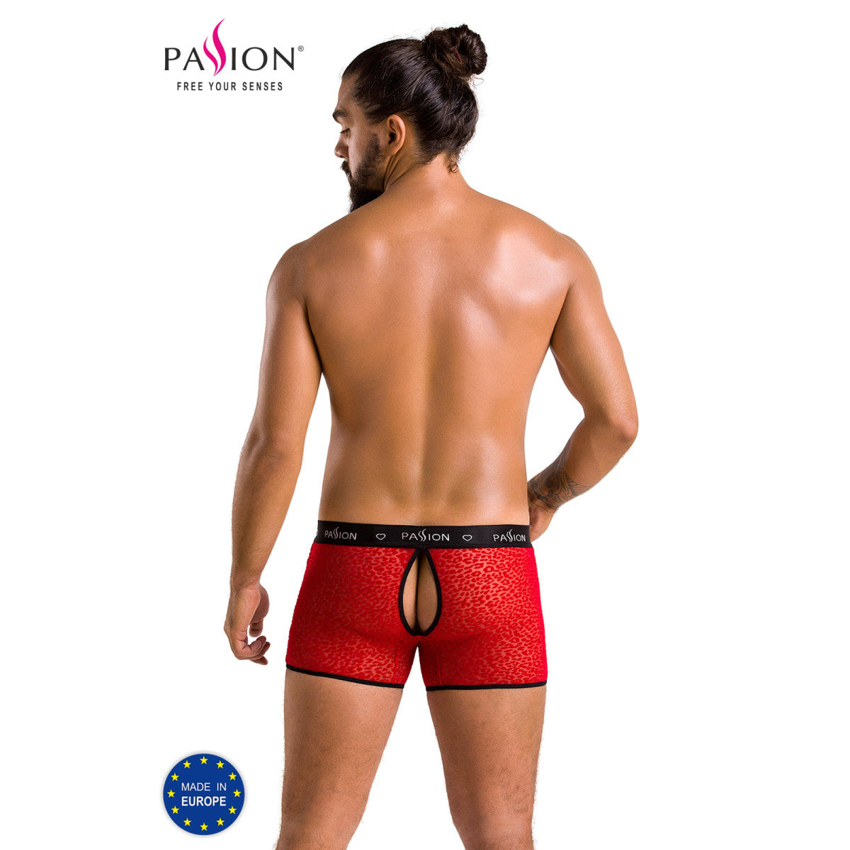 Pm 046 parker short red - Passion MEN