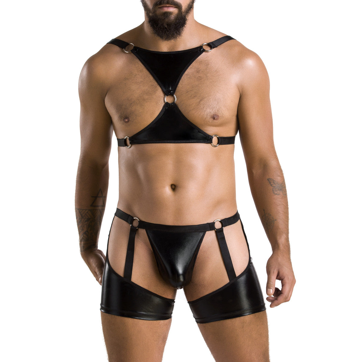 Pm 047 aron set black - Passion MEN
