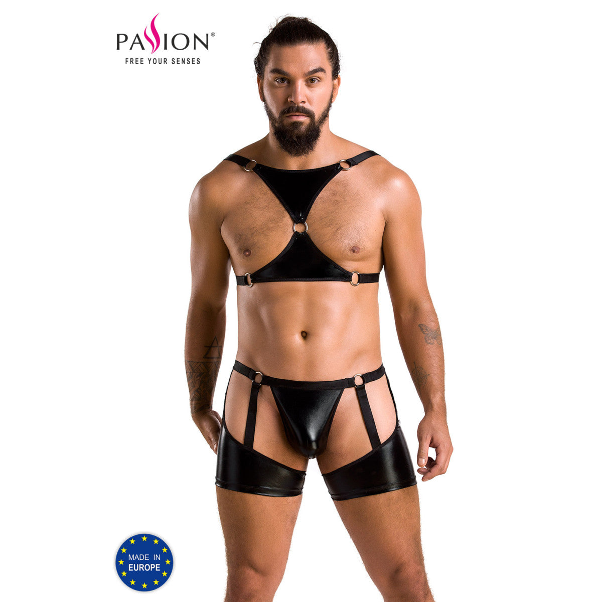 Pm 047 aron set black - Passion MEN