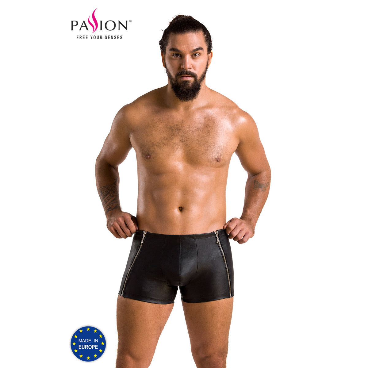 Passion MEN 049 herenlingerie – zwart