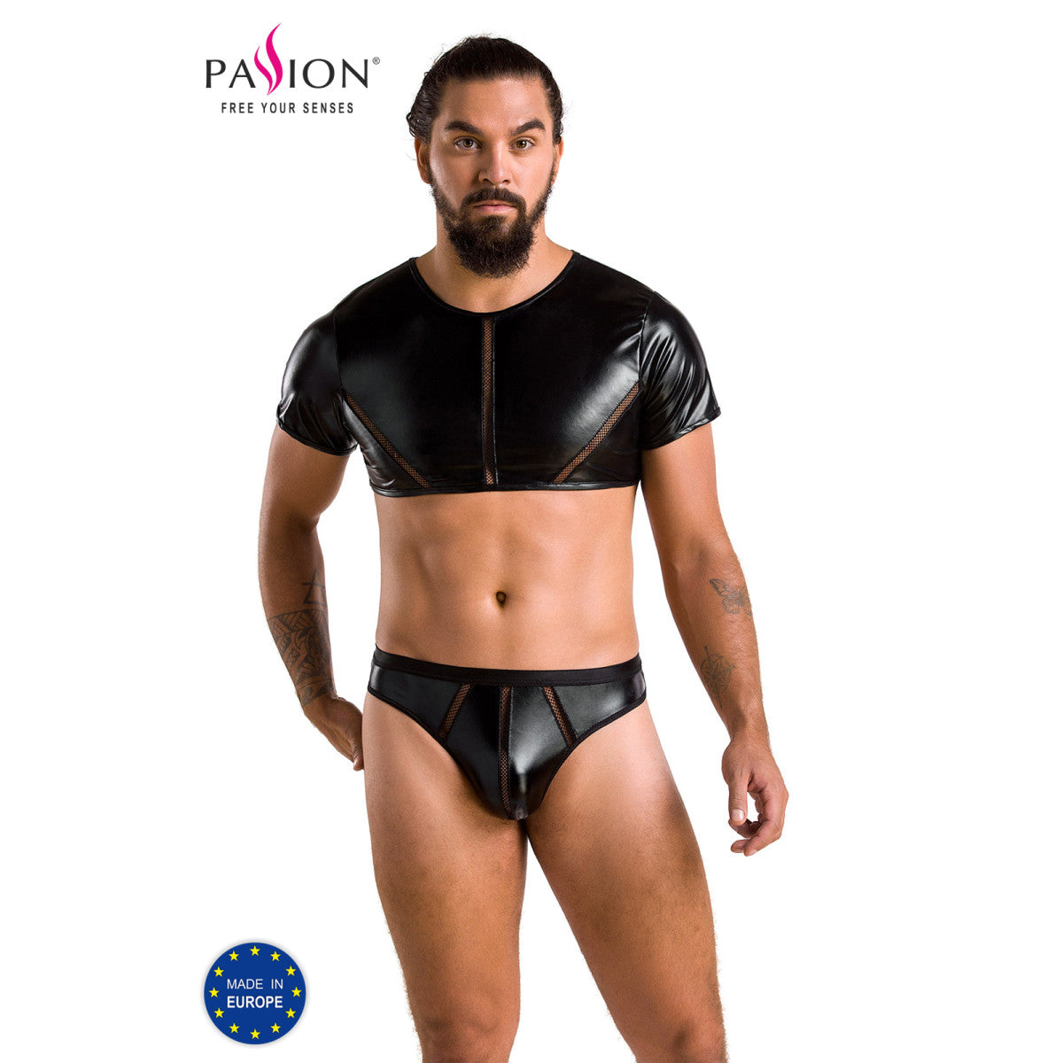 Pm 057 peter set black - Passion MEN