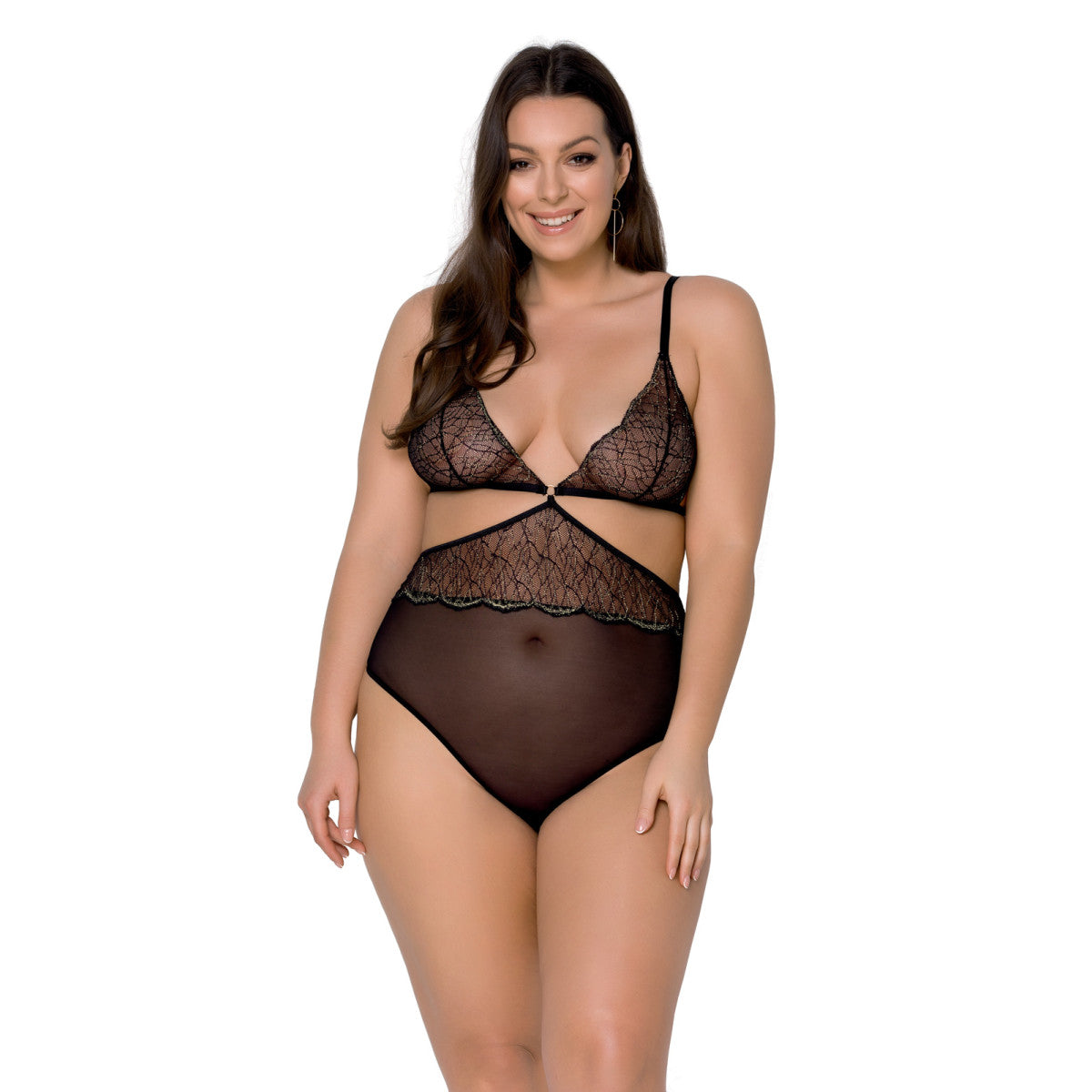 Amberly body – zwart – zwart van Passion Size Plus