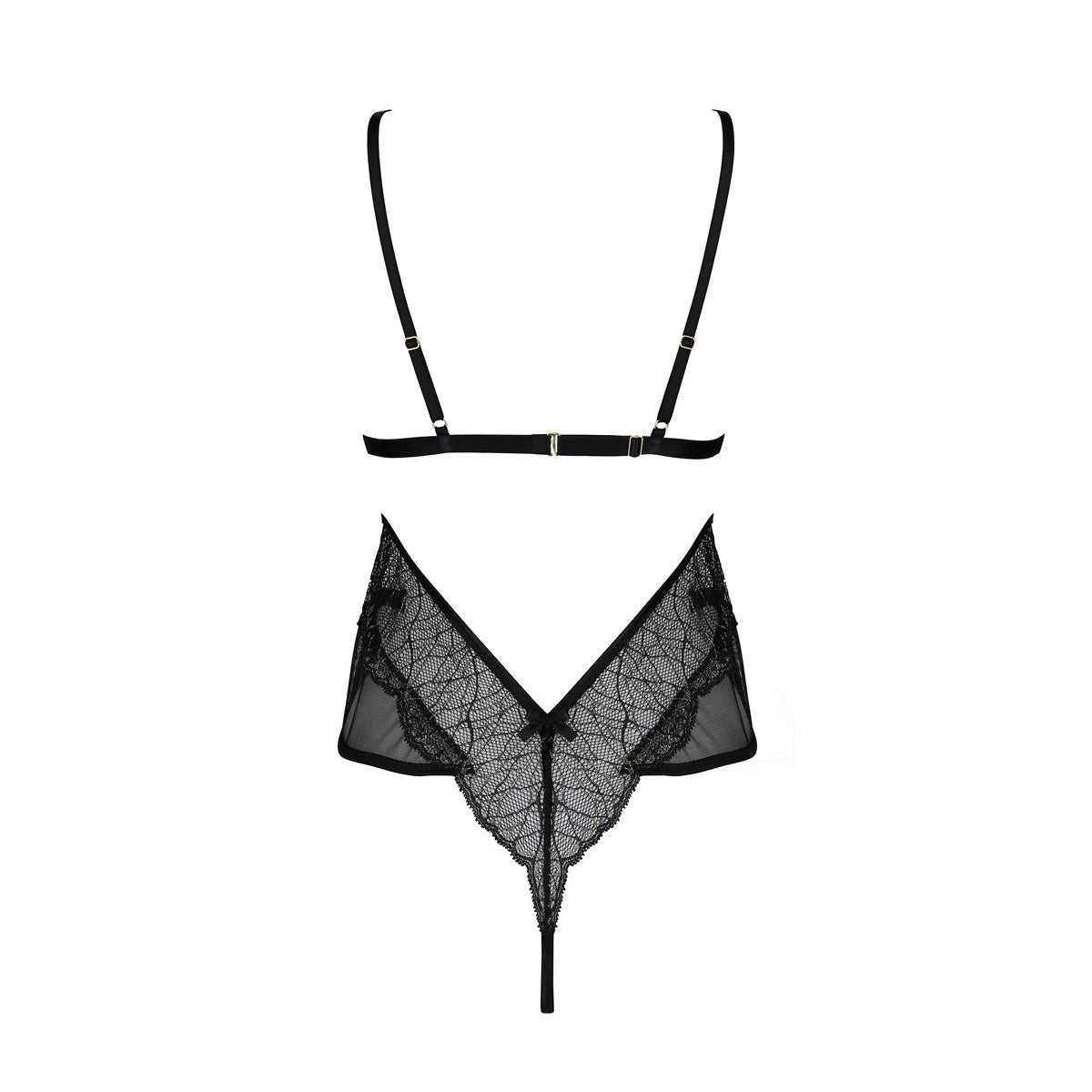 Amberly plus size body – zwart – afbeelding 3