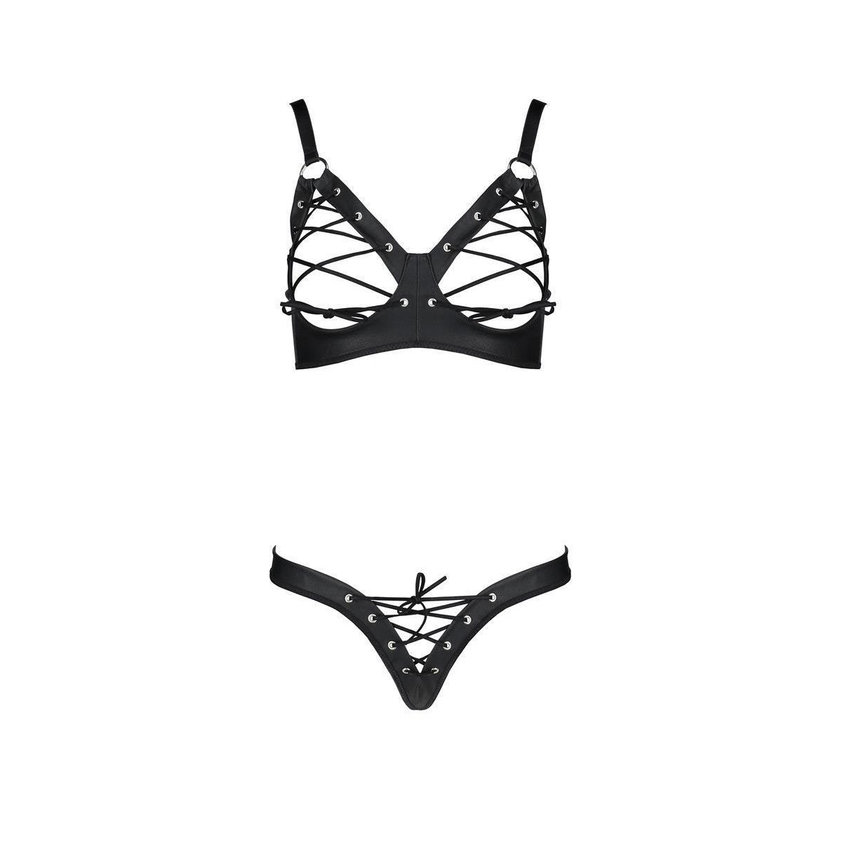 PS Celin Size Plus bikini 2pcs set black