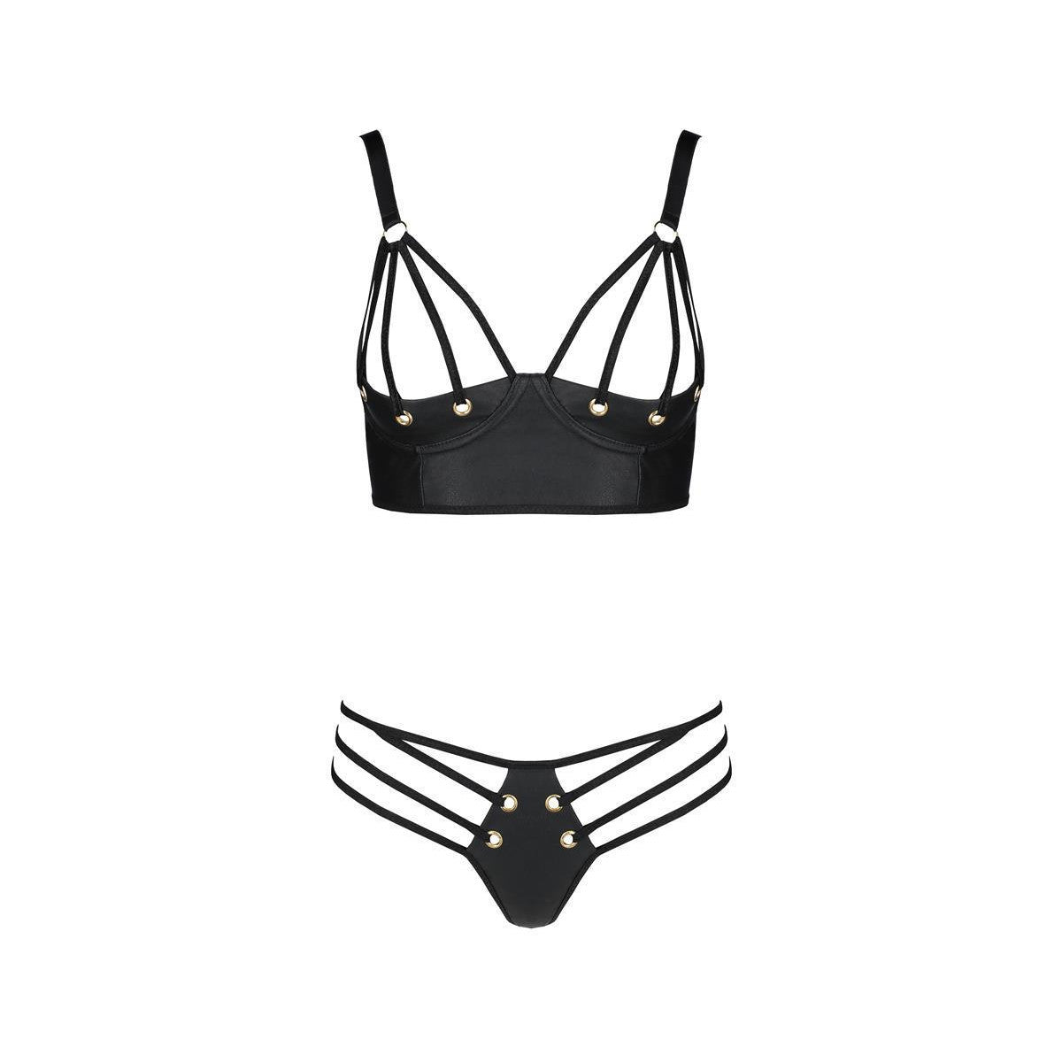 PS Malwia Size Plus bikini 2pcs set black