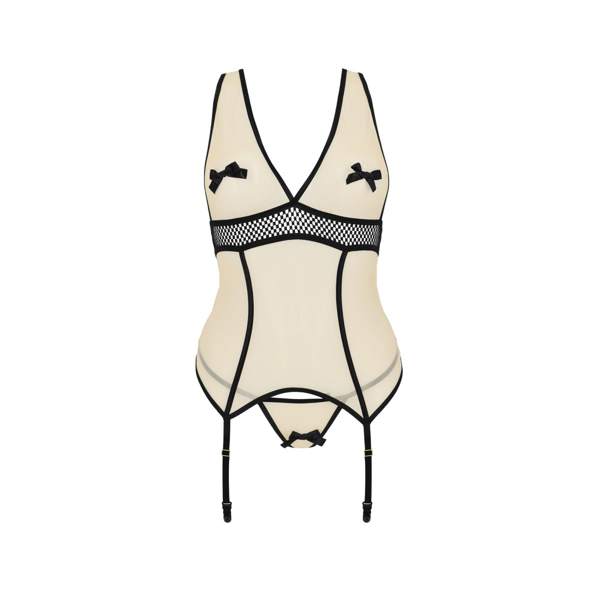 PS Viena Size Plus corset & thong beige