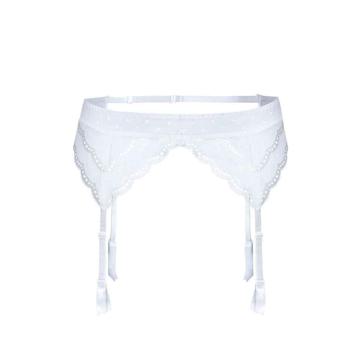 RZ LaGerta garter belt white