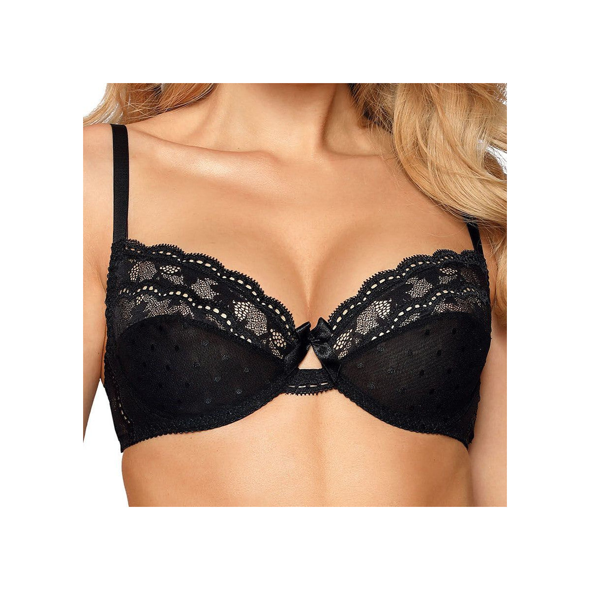 LaGerta bustier met beugels – zwart