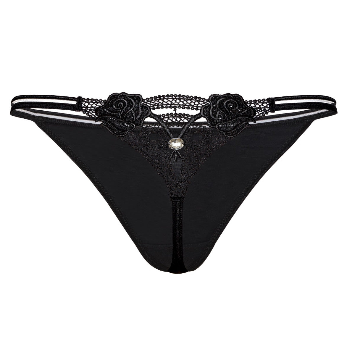 Lea string – zwart
