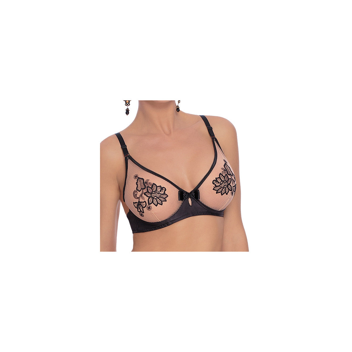 RZ Mehendi soft-bra schwarz