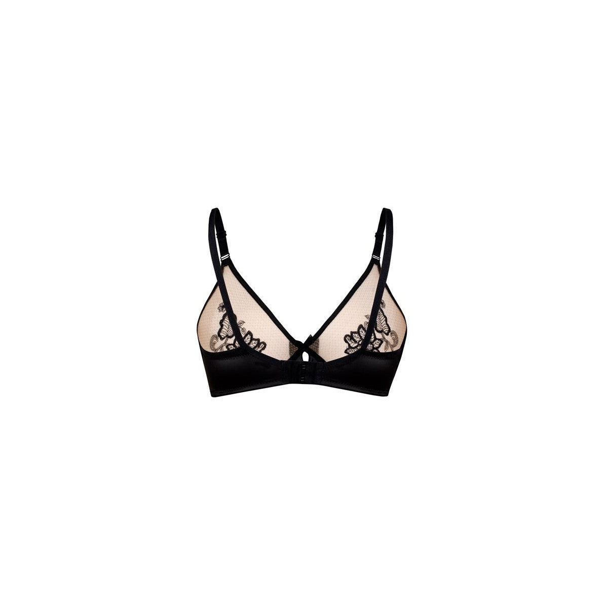 Mehendi bustier met beugels – zwart