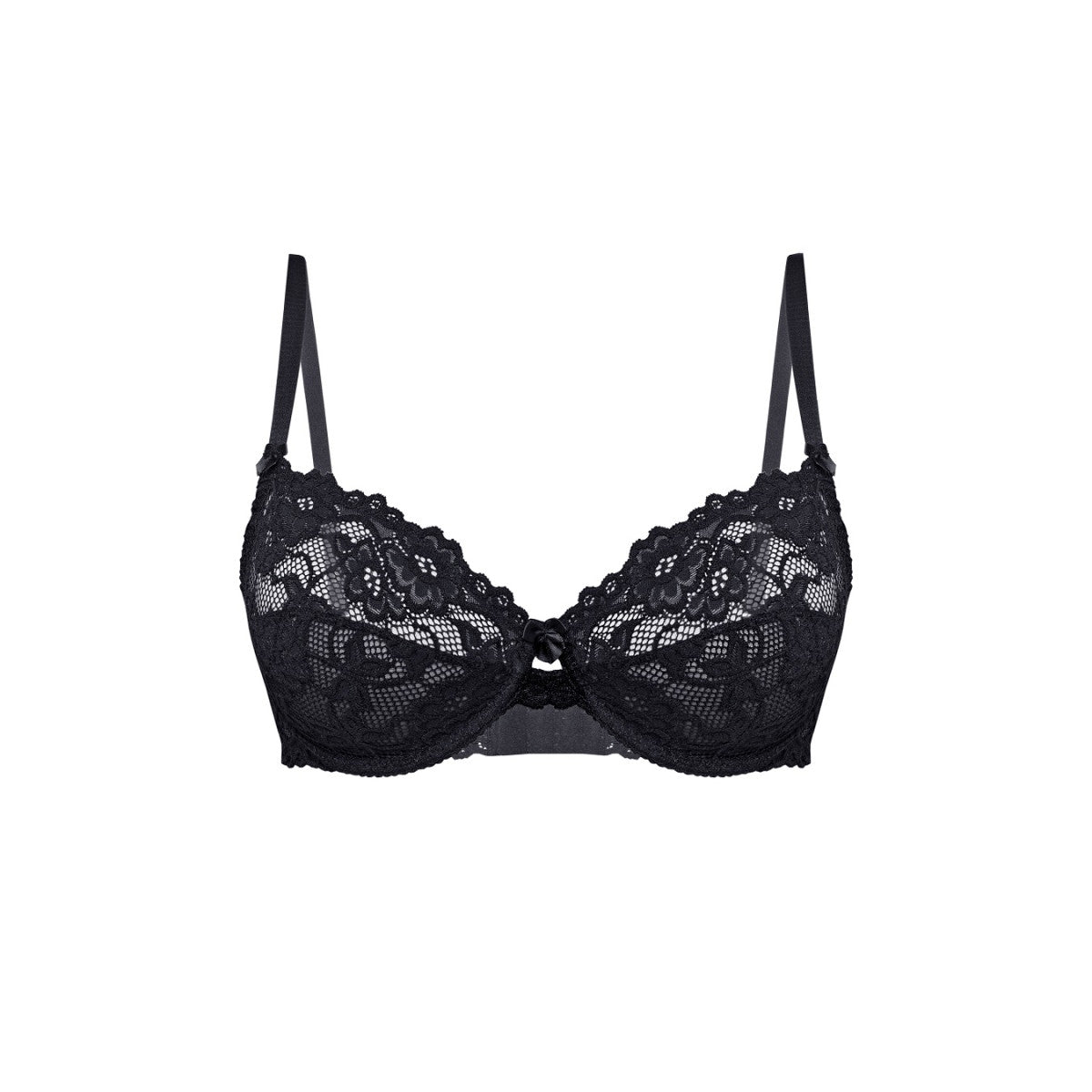 Sisi bustier met beugels – zwart