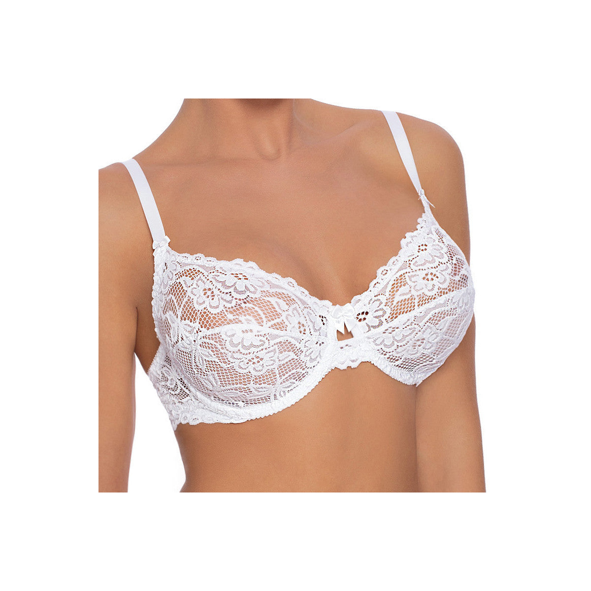 Sisi bustier met beugels – wit