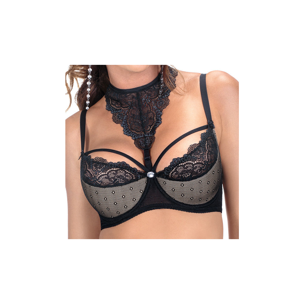 RZ Zulaj push-up bra black