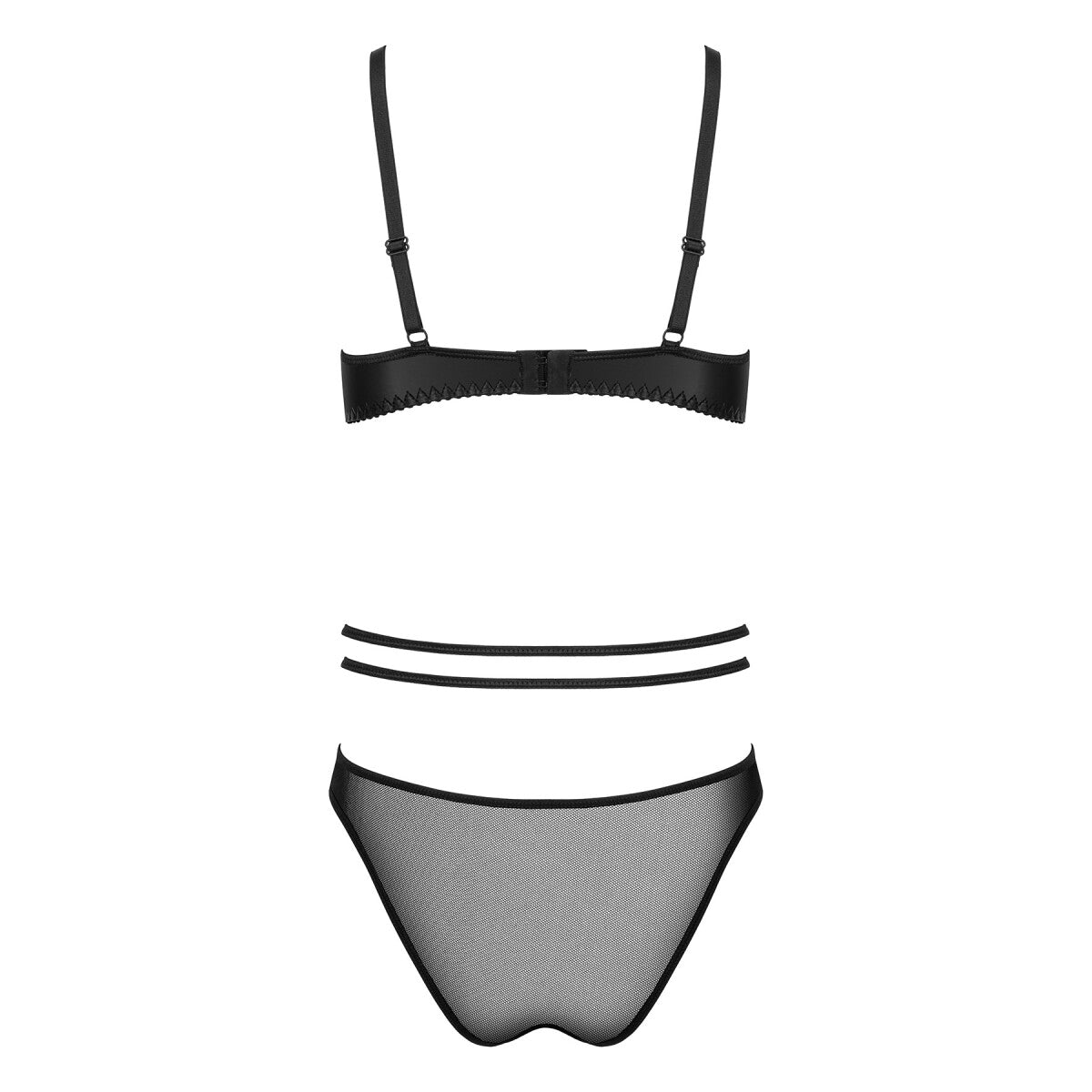 Casidy slip met beugels – zwart