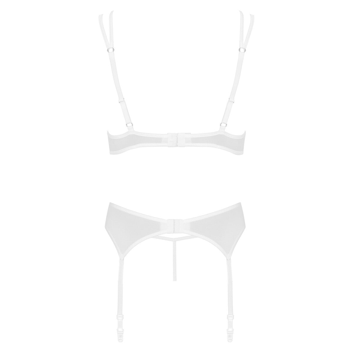 Ingina plus size lingerie 3-delig – wit
