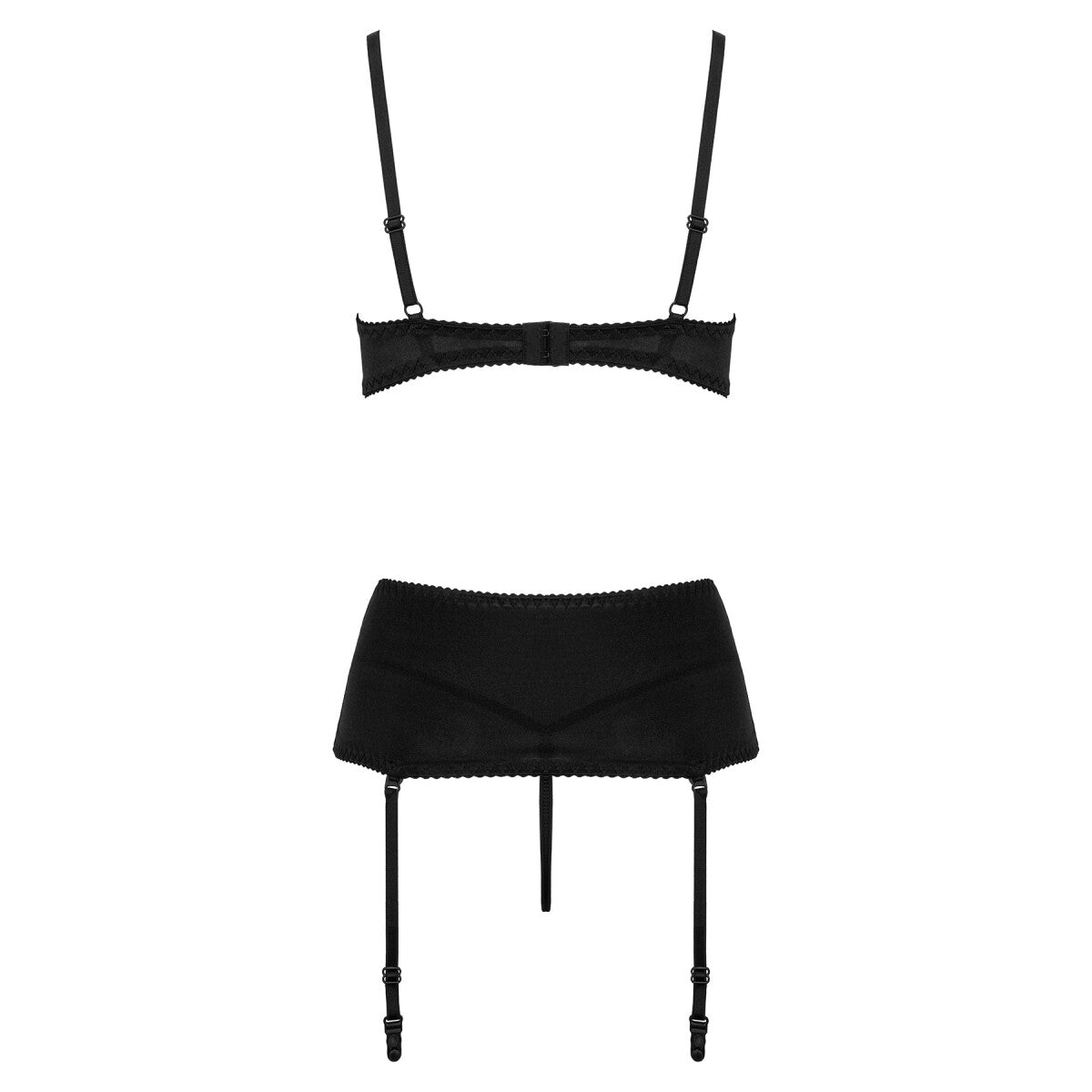 Mistra lingerieset – zwart-zilver-grijs van Dare2Live – zwart-zilver-grijs