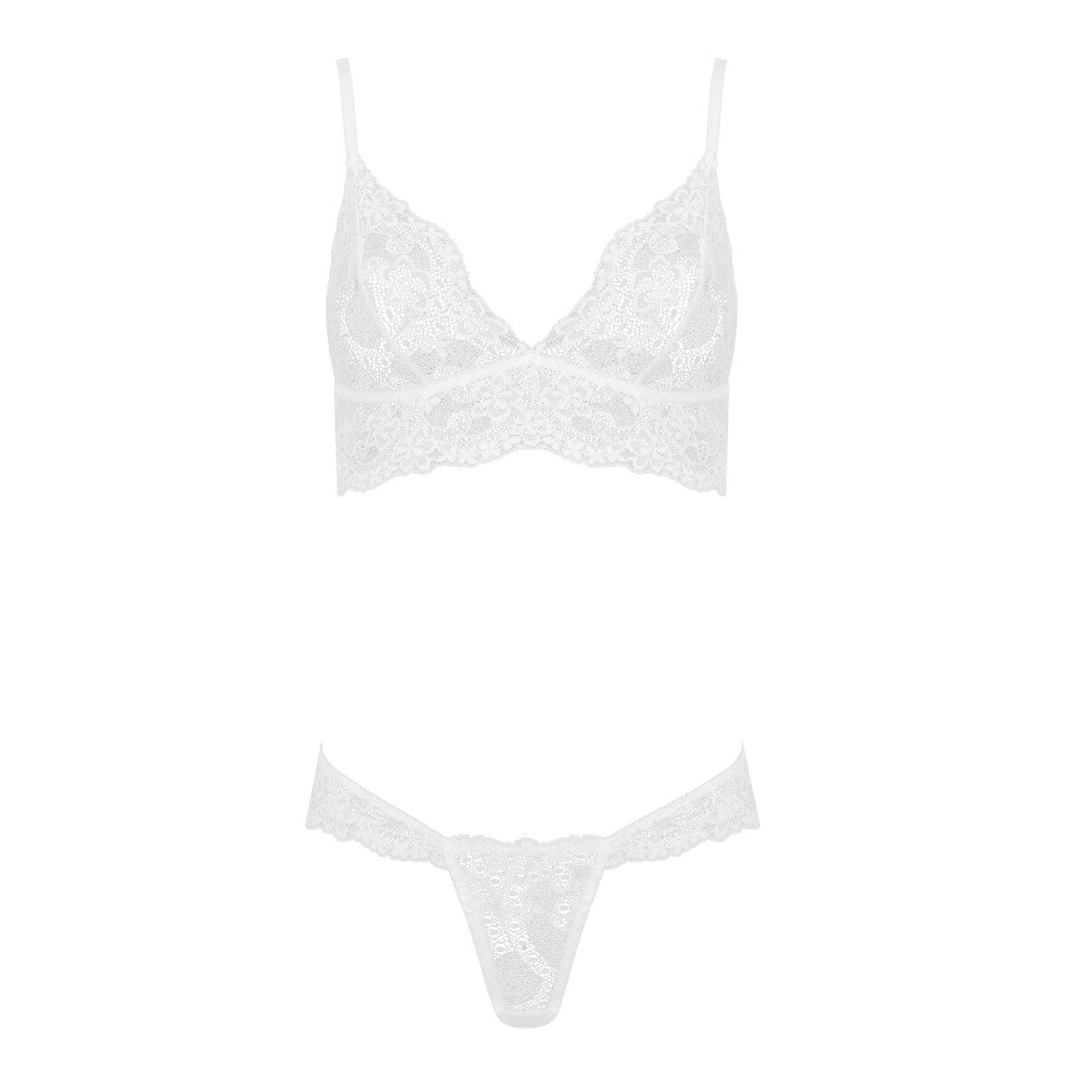Nelier plus size lingerie – wit