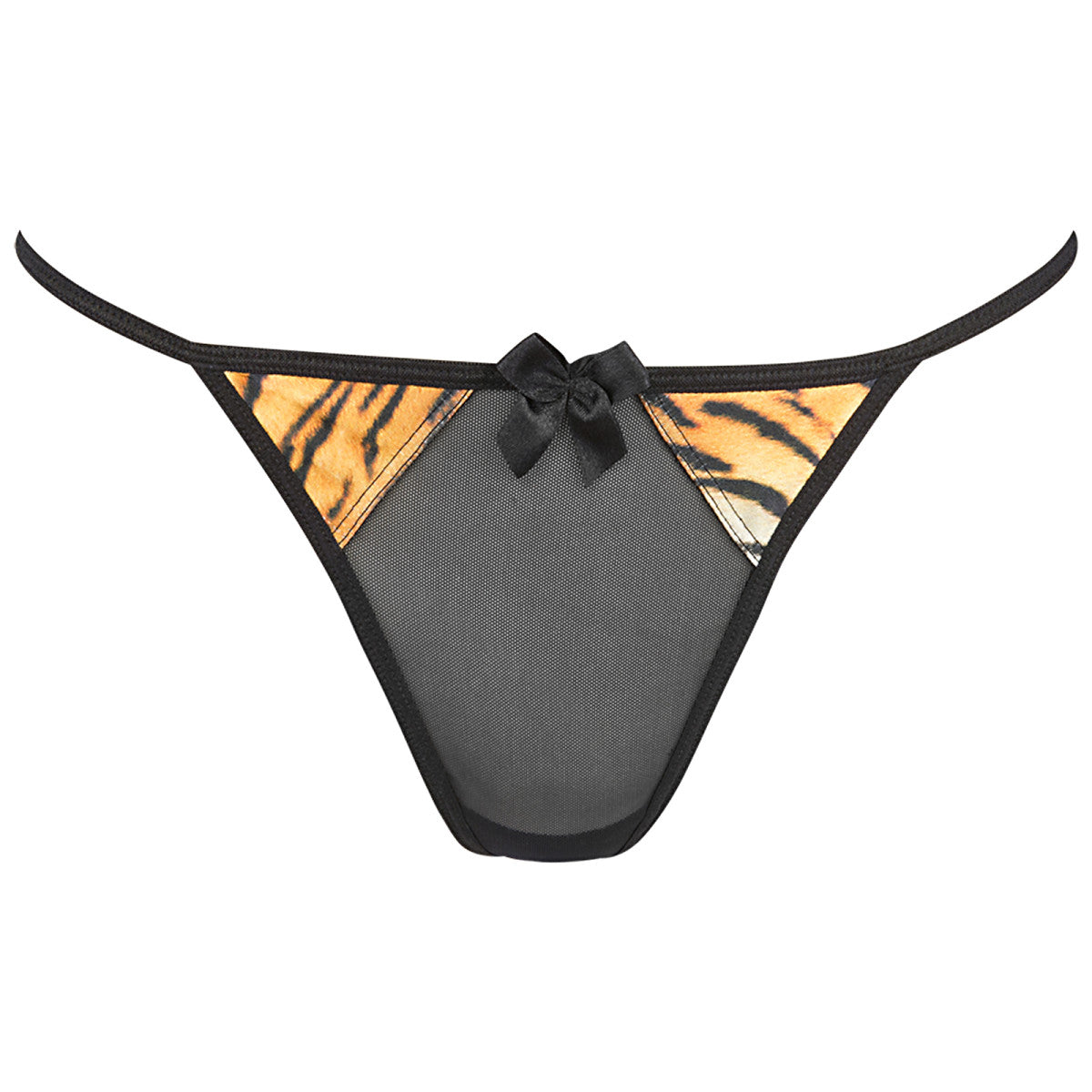 V-10029 babydoll & string black-gold