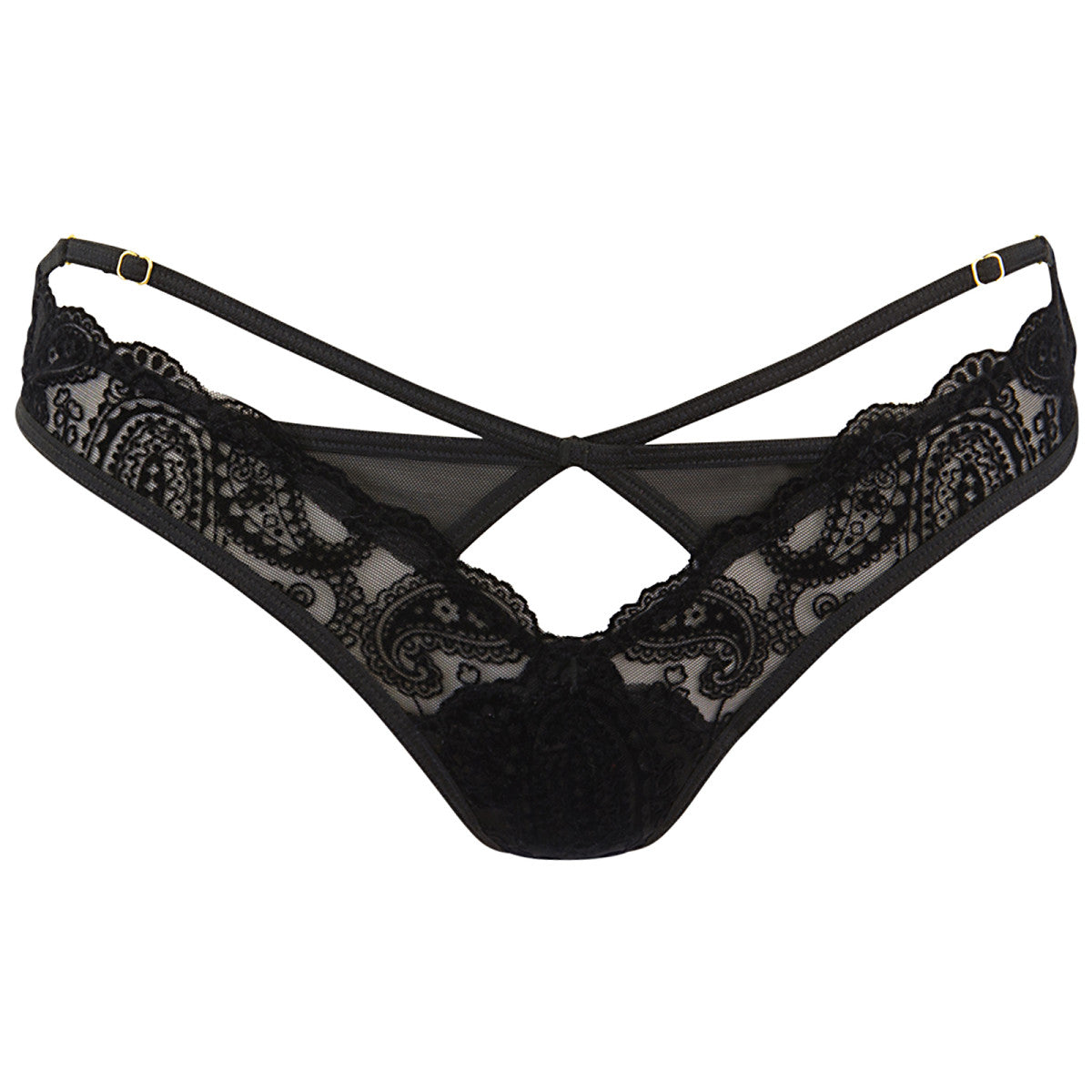 V-10058 string – zwart