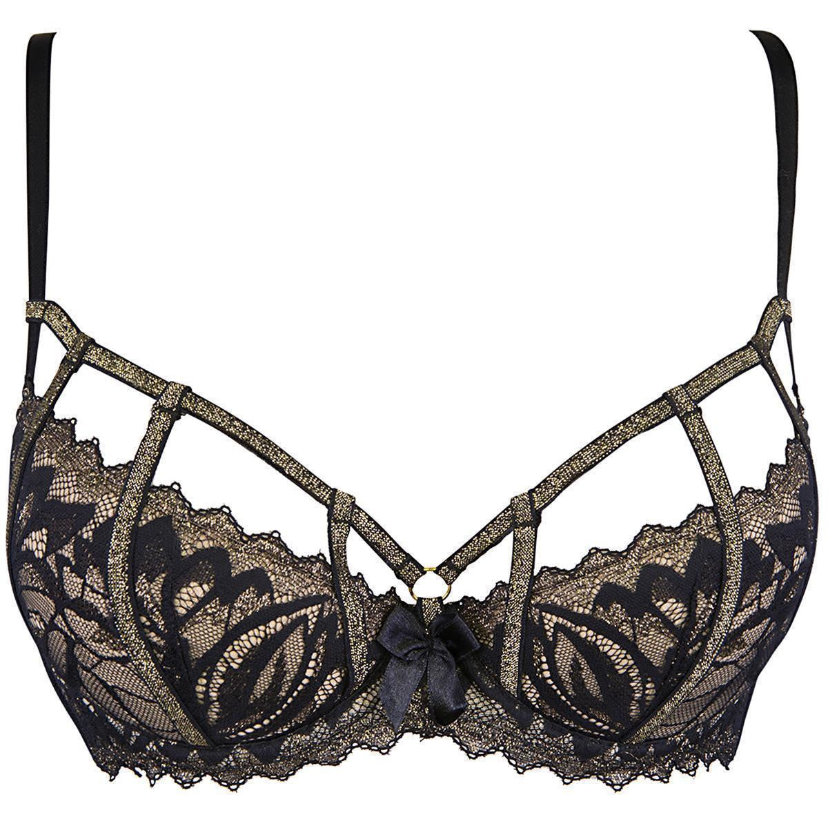 V-10101 bustier – zwart-goud