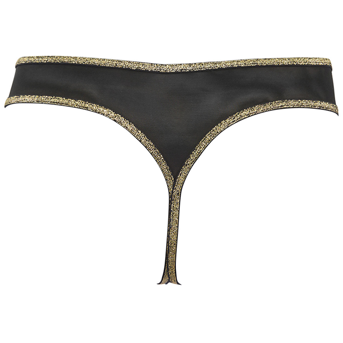 V-10108 string – zwart-goud