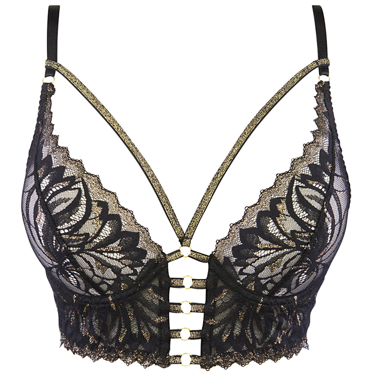 V-10111 bustier met beugels – zwart