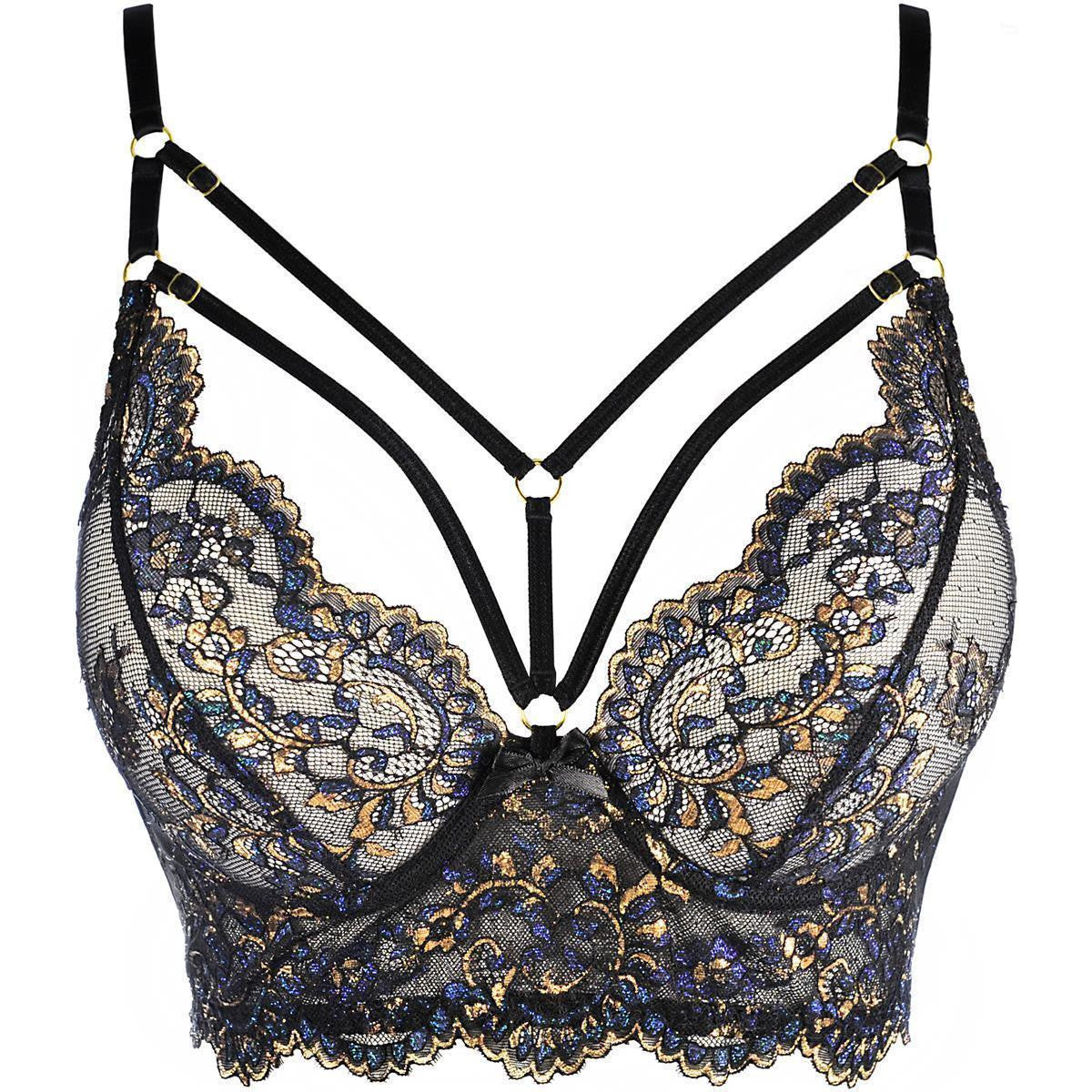 V-10391 bustier met beugels – zwart