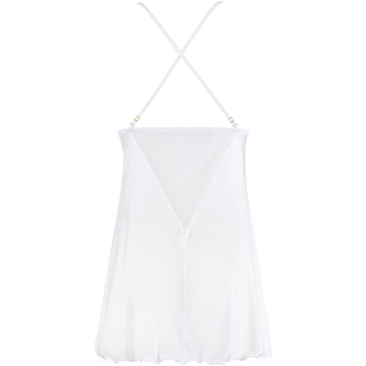V-10459 babydoll & string white