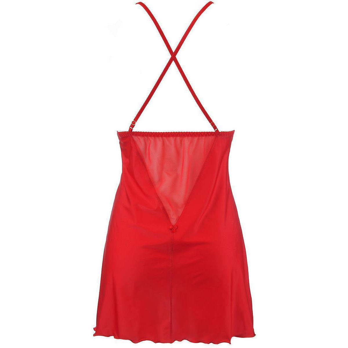 V-10469 babydoll & string red
