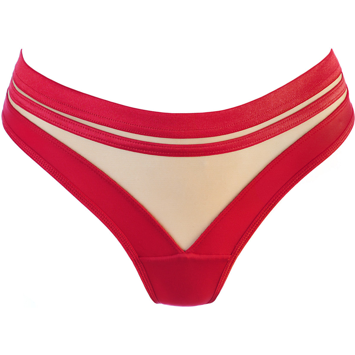 V-10505 string – rood-beige