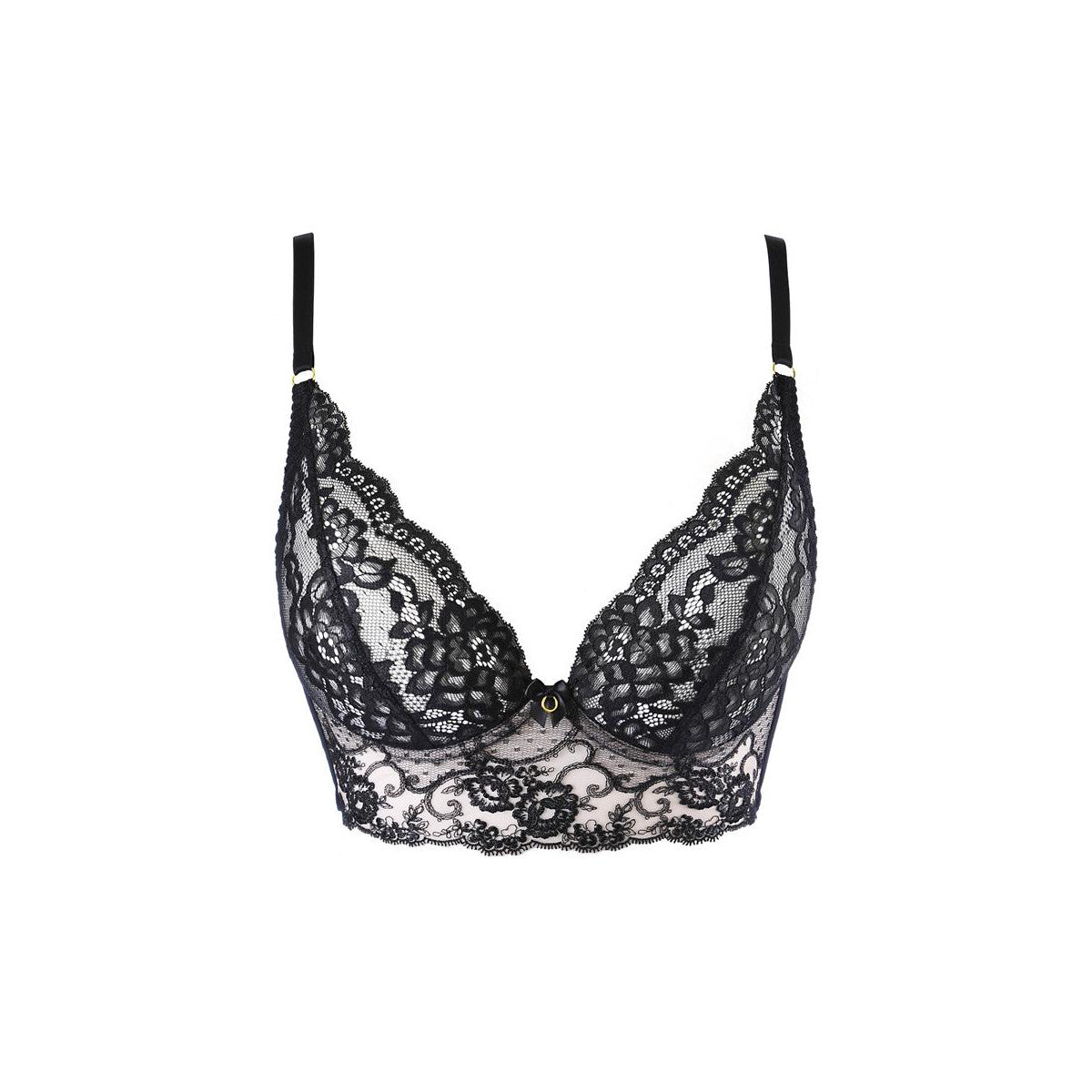 V-10511 bustier met beugels – zwart