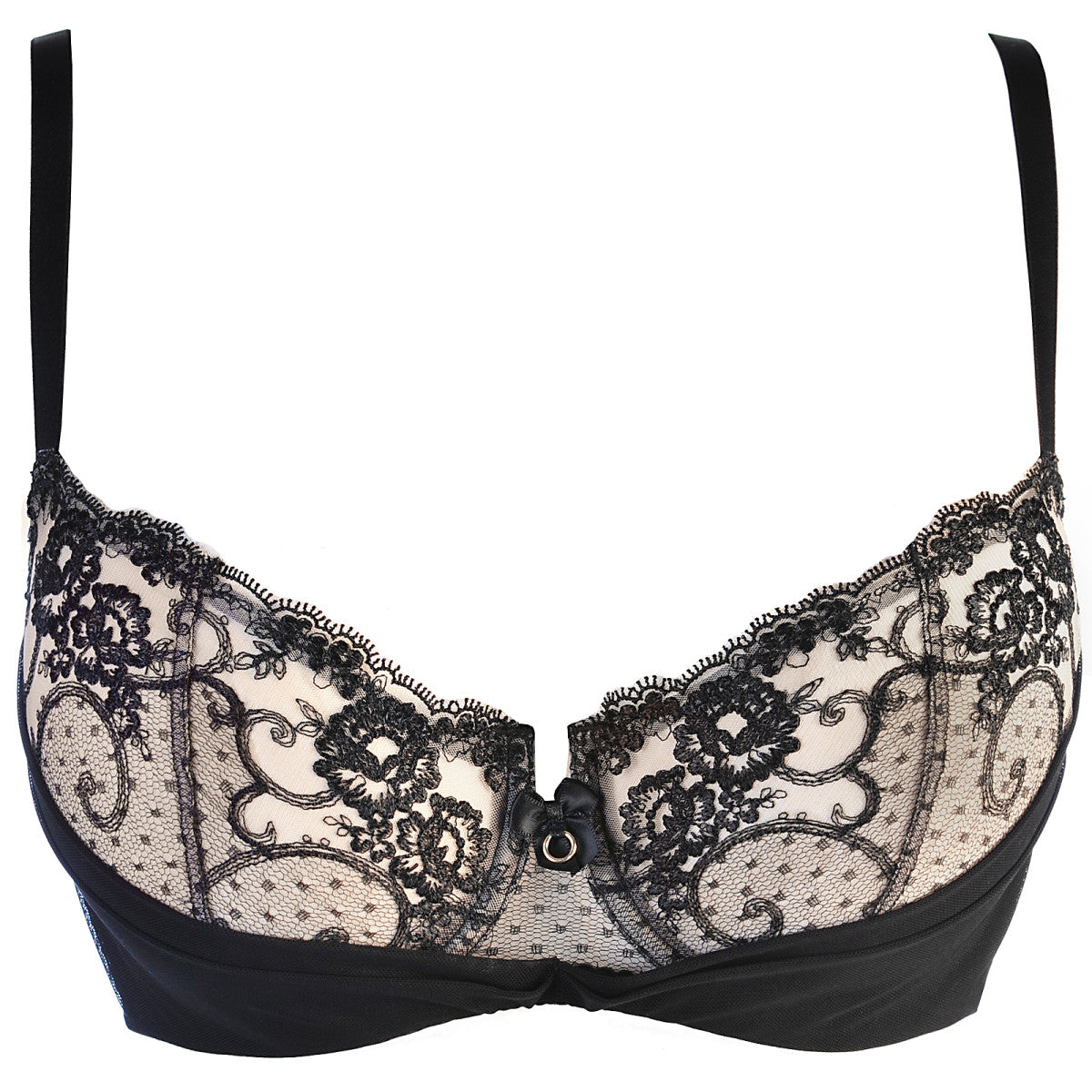 V-10521 bustier – zwart-beige