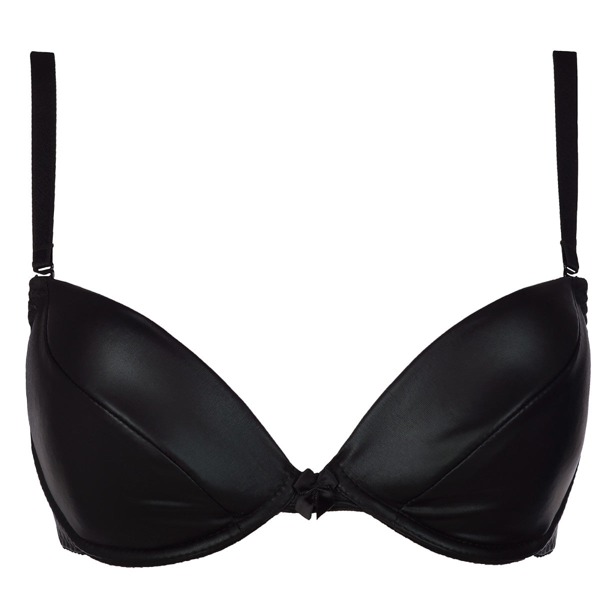 V-8341 bustier wetlook – zwart