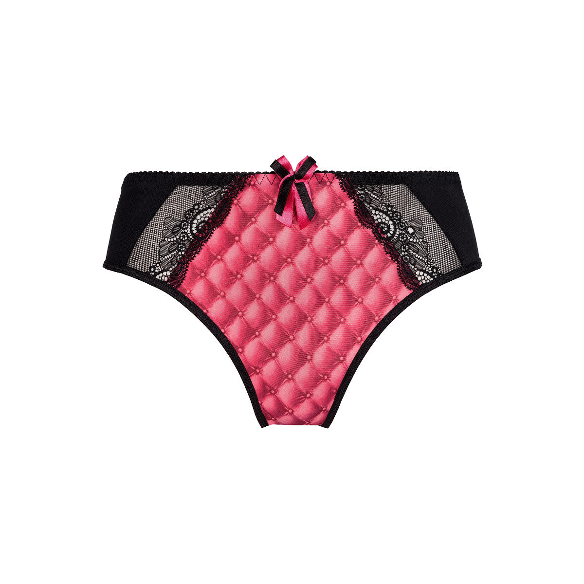 V-8463PS Plus Size panty pink-black