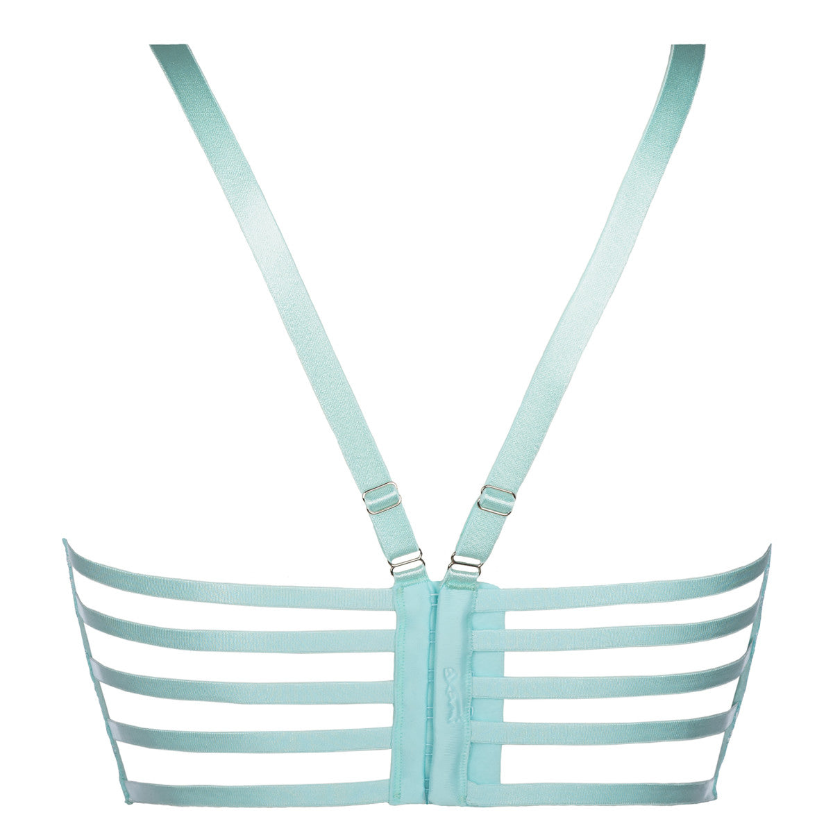 V-8611 semi-corset sea green
