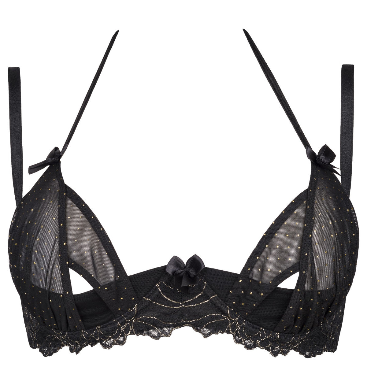V-8661PS bustier met beugels – zwart – detail 5