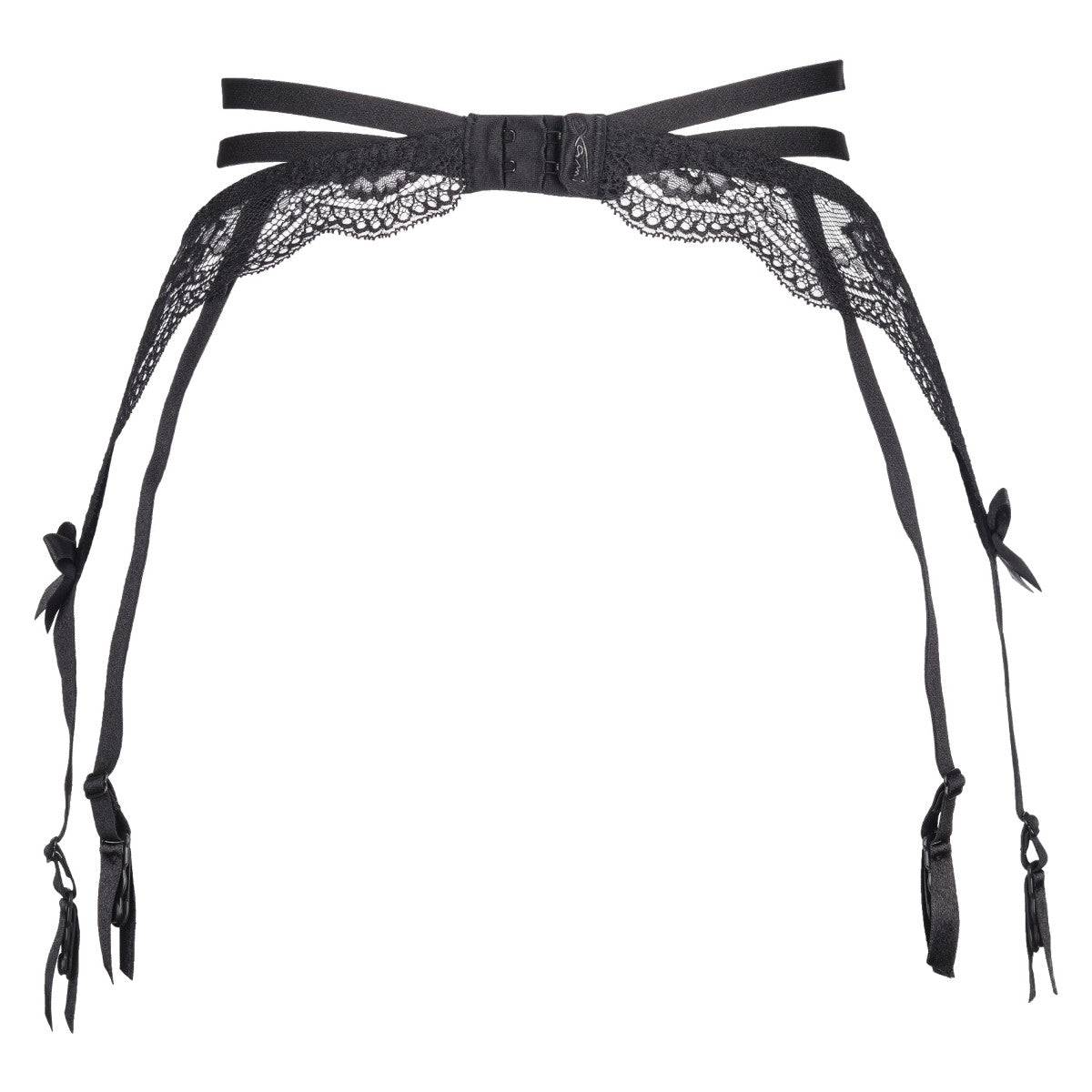 V-8692PS Plus Size garter belt black