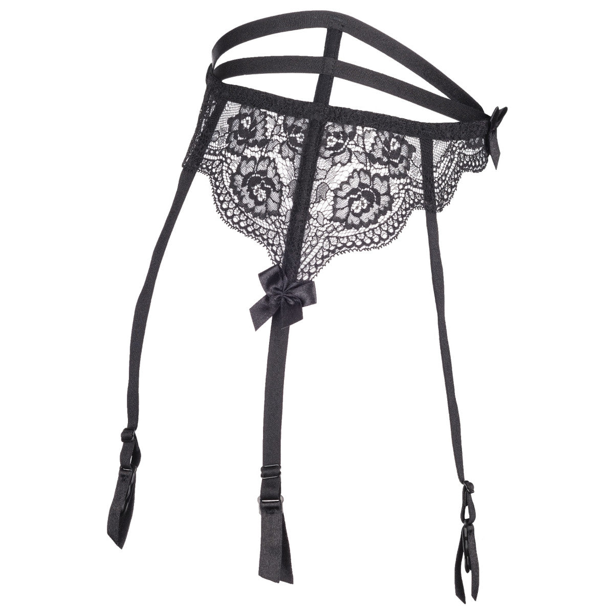 V-8692PS Plus Size garter belt black