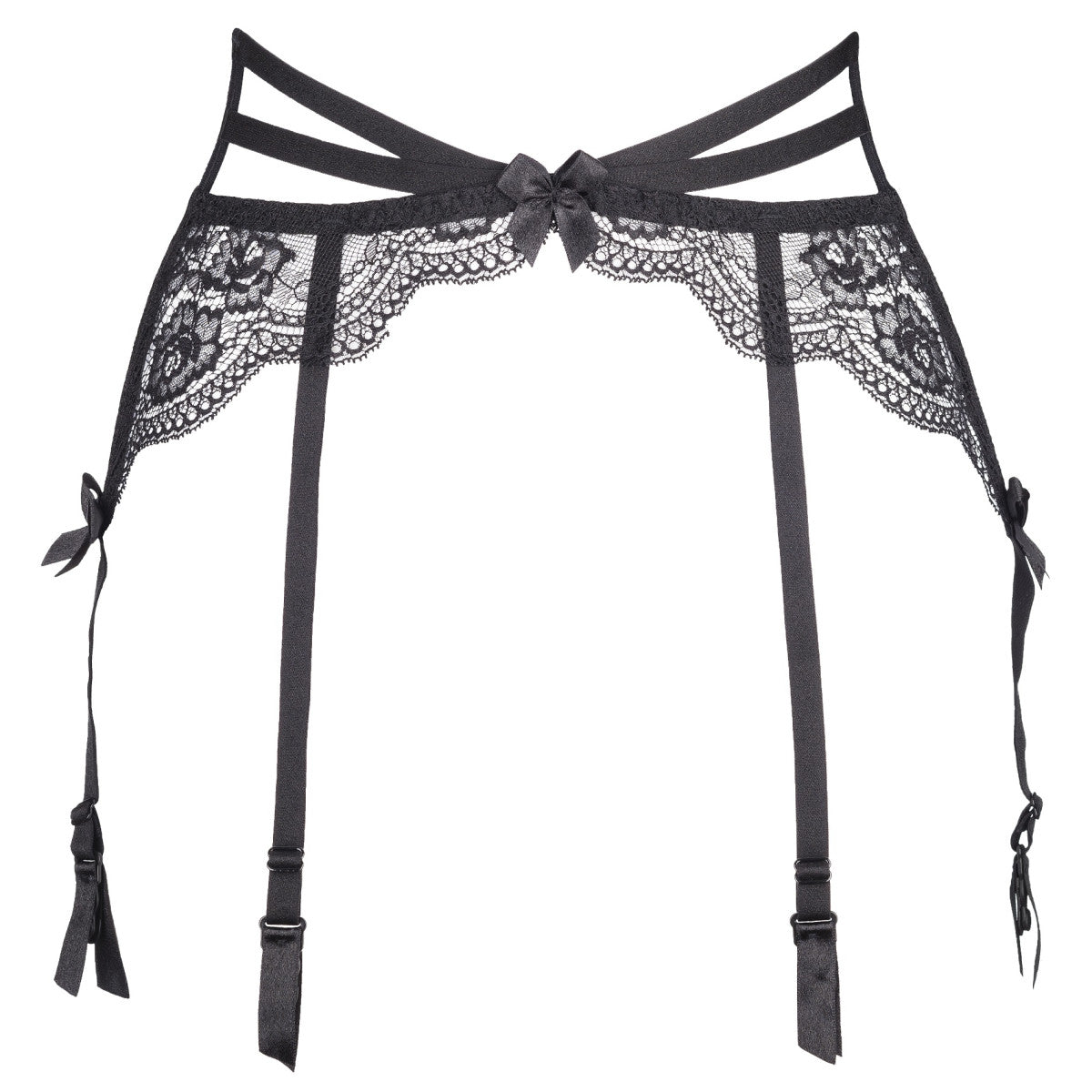 V-8692PS Plus Size garter belt black
