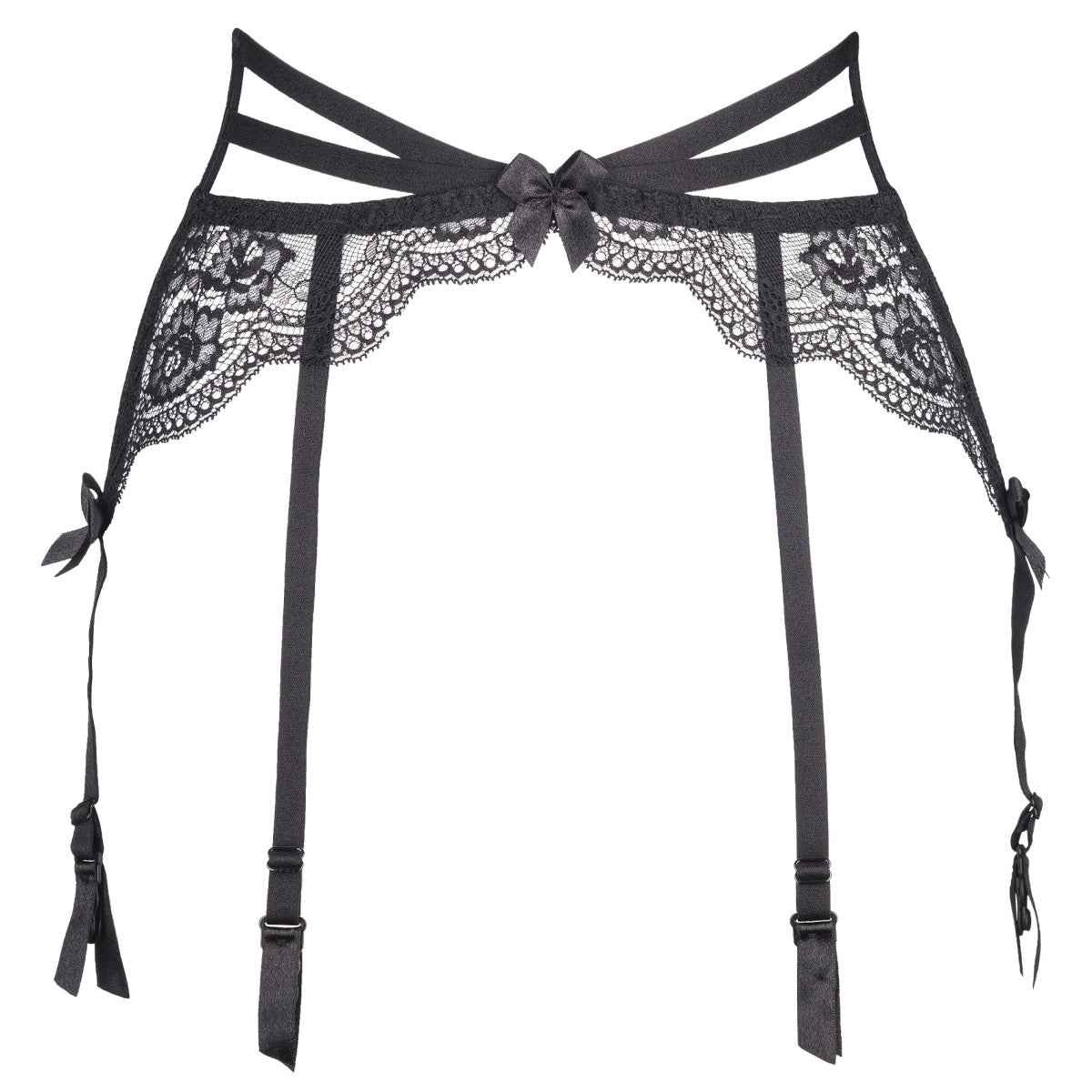 V-8692PS Plus Size garter belt black
