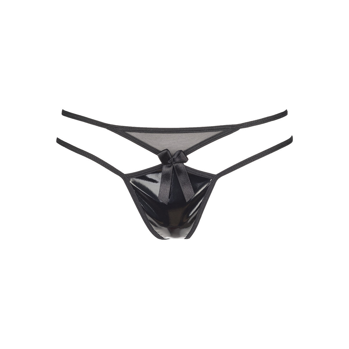 V-8738PS Plus Size string black