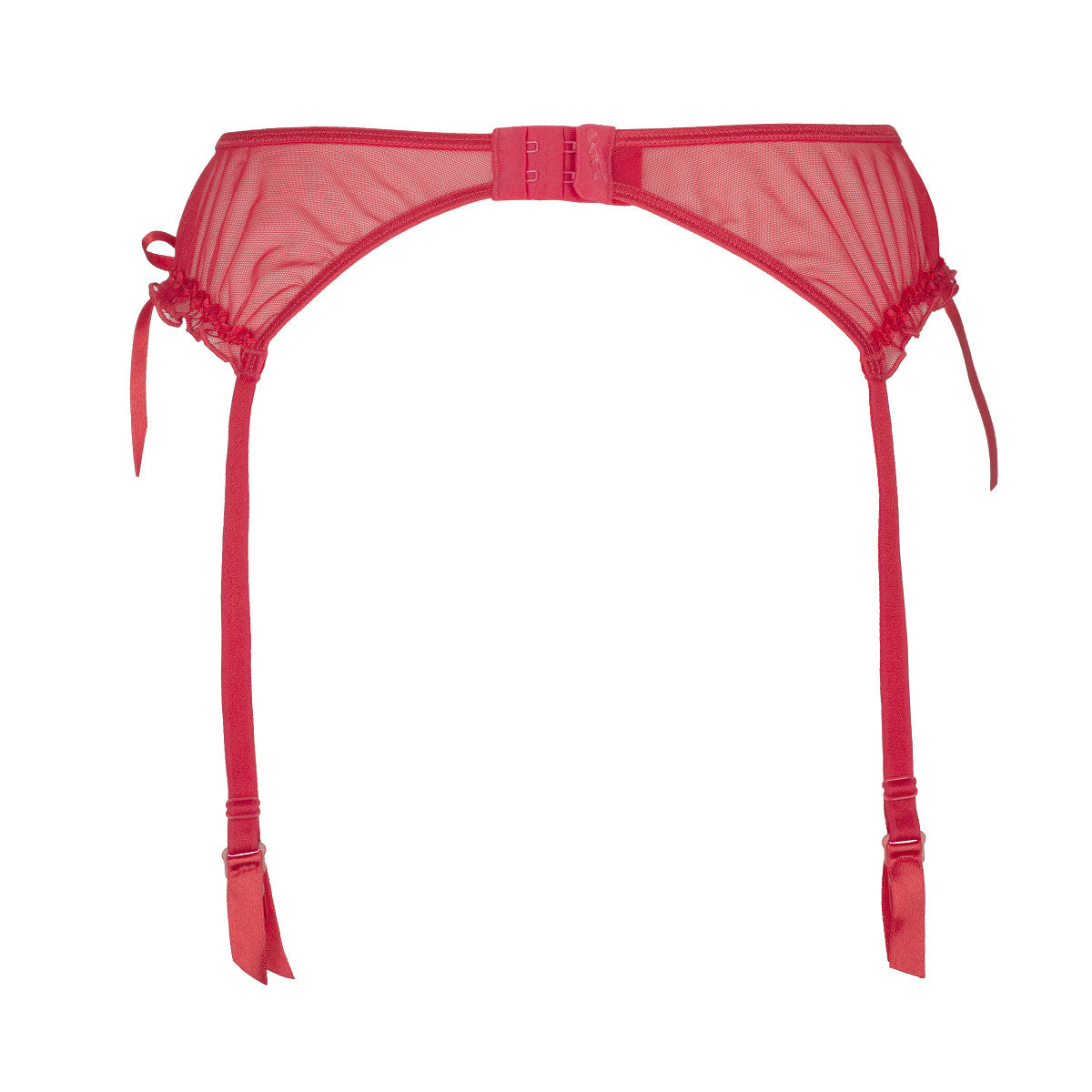 V-8742PS Plus Size garter belt red
