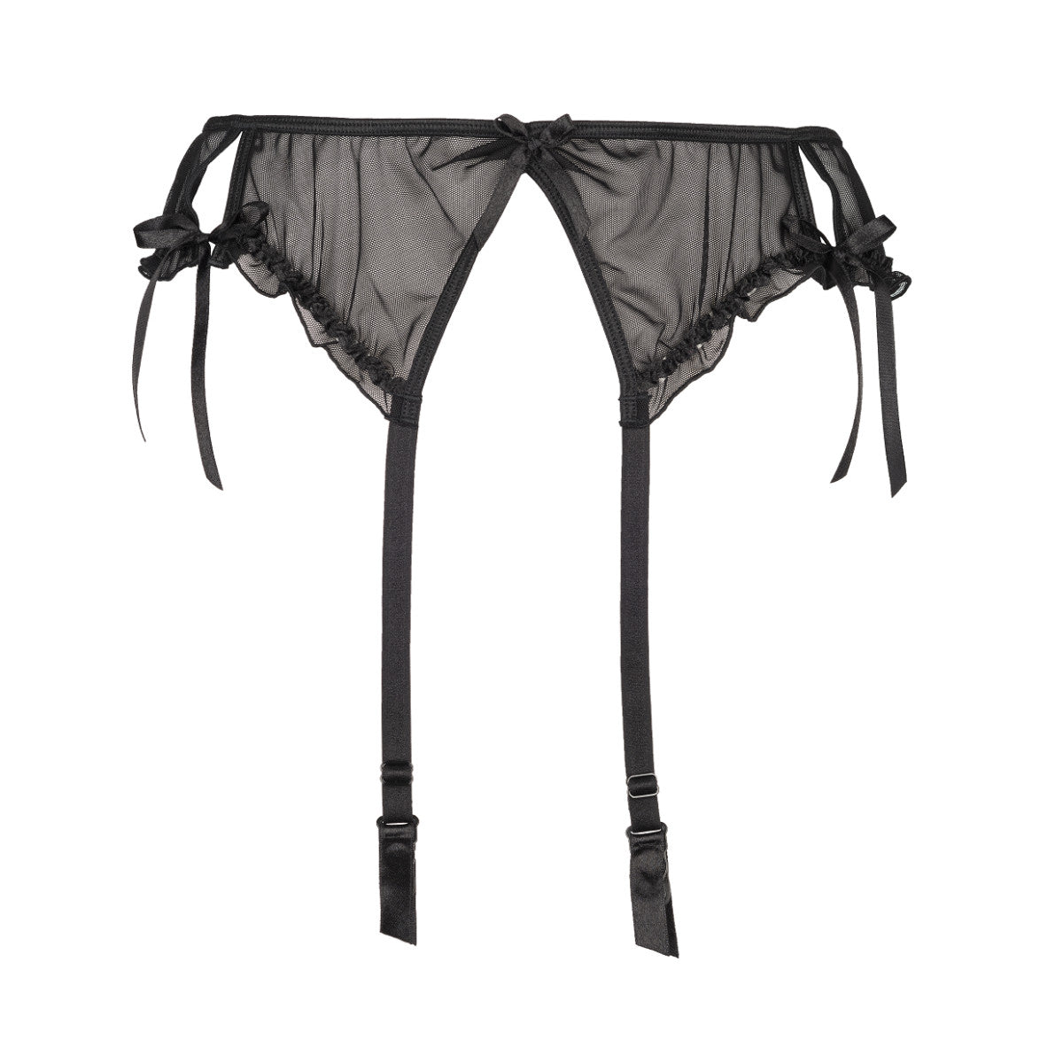 V-8752PS Plus Size garter belt black