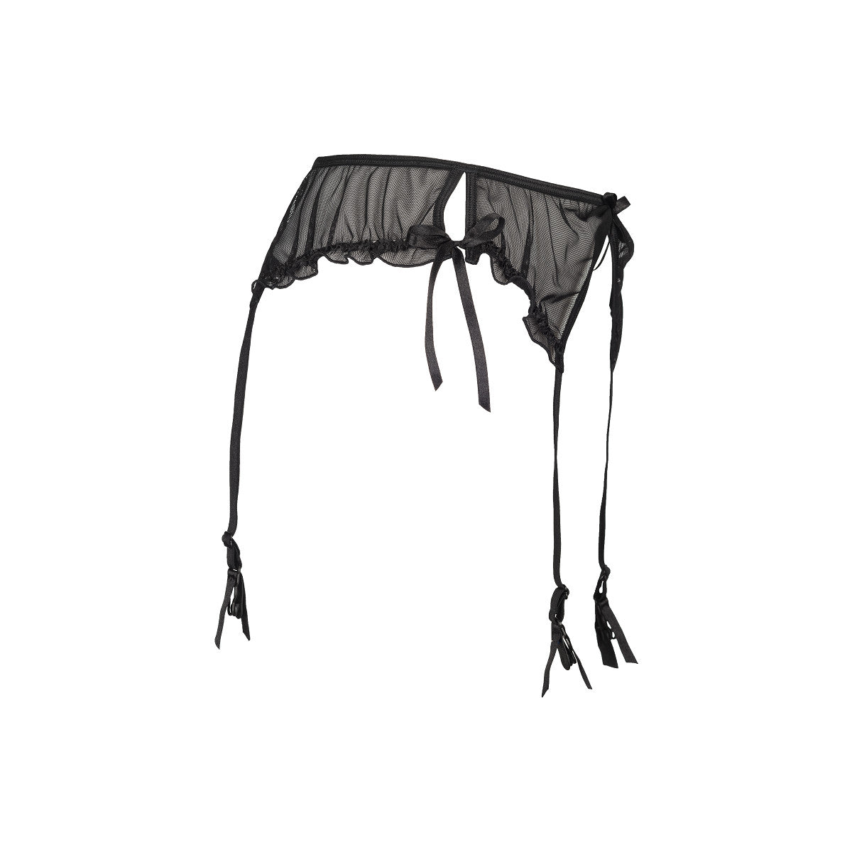 V-8752PS Plus Size garter belt black