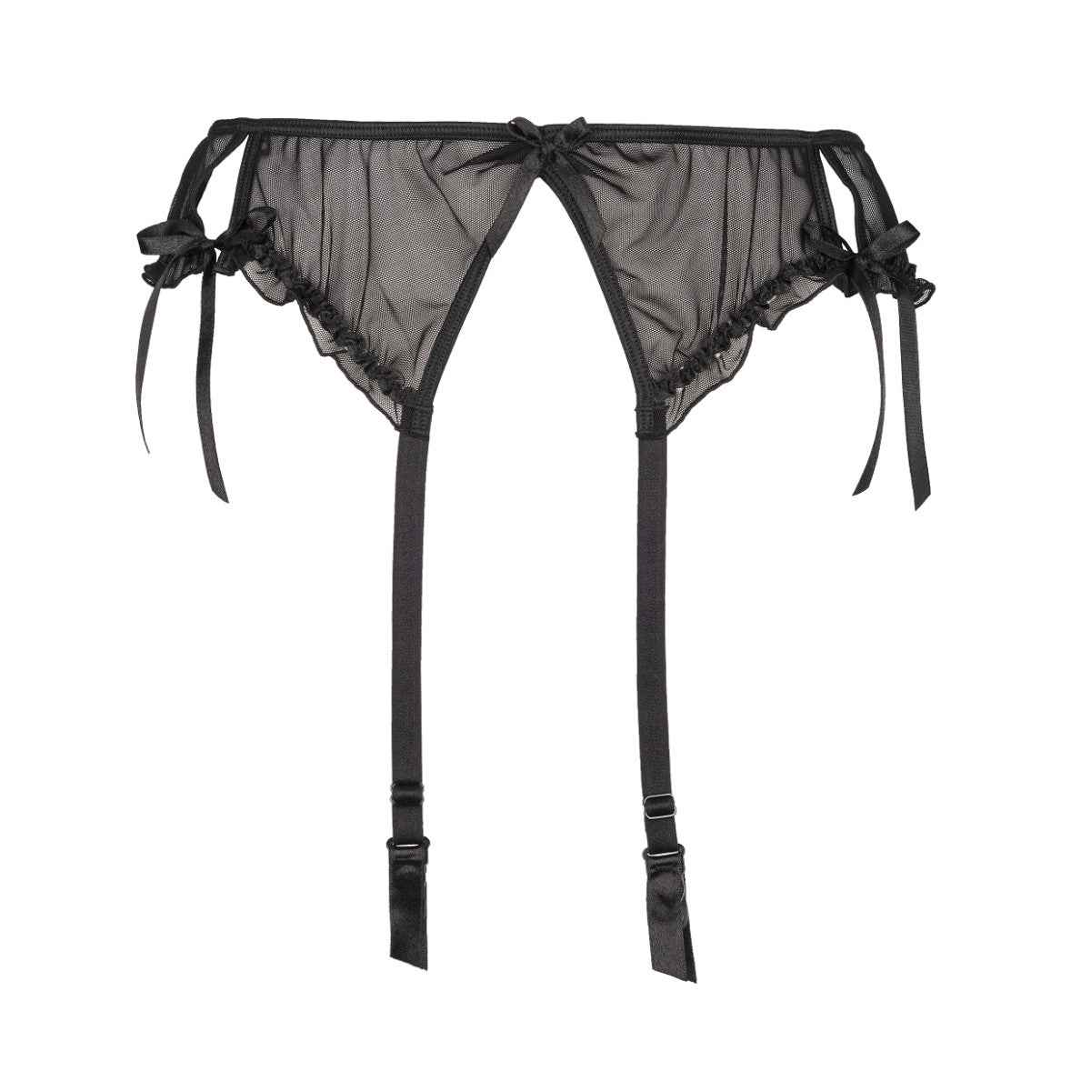 V-8752PS Plus Size garter belt black