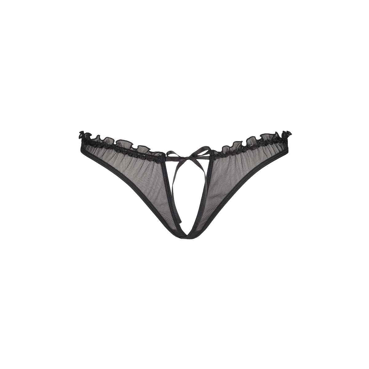 V-8758PS Plus Size string black