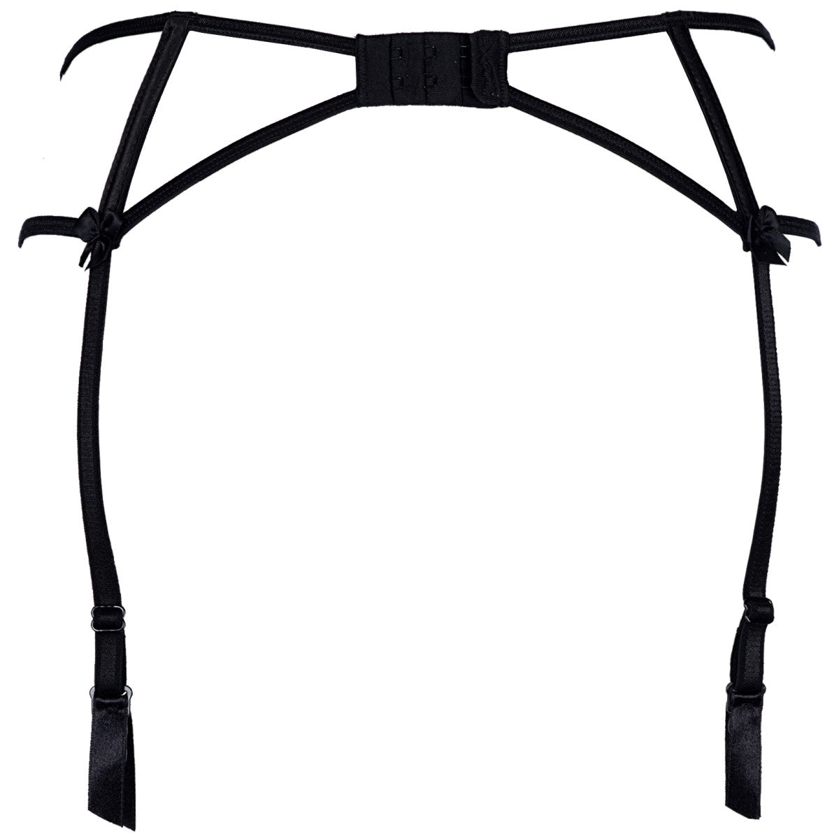 V-8842 garter belt beige-black